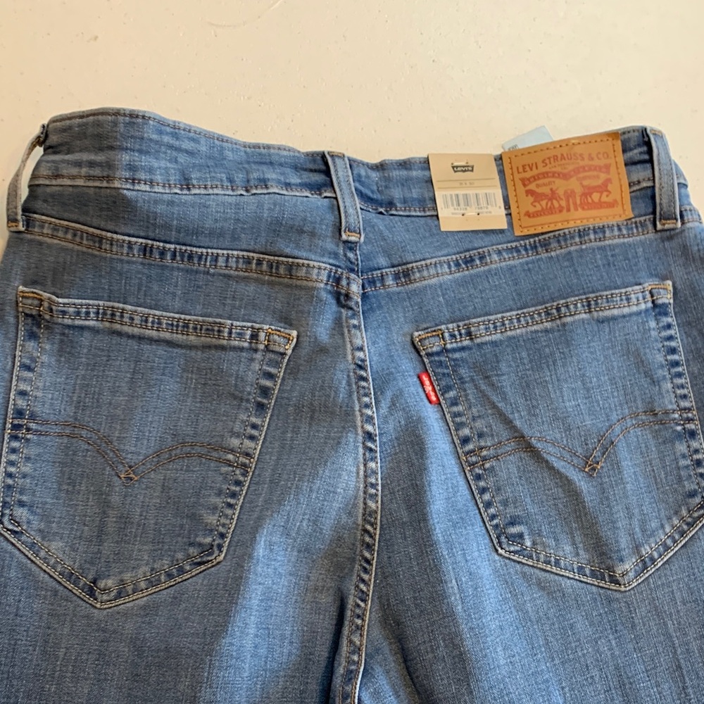 NWT Levi's Slim Fit Light Blue Jeans size 31x30 # 721 High rise skinny - Picture 6 of 7